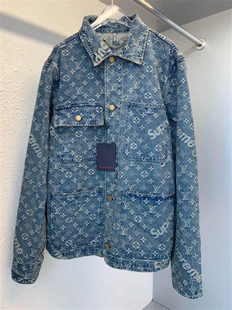 louis vuitton mens jacket replica|louis vuitton denim jacket.